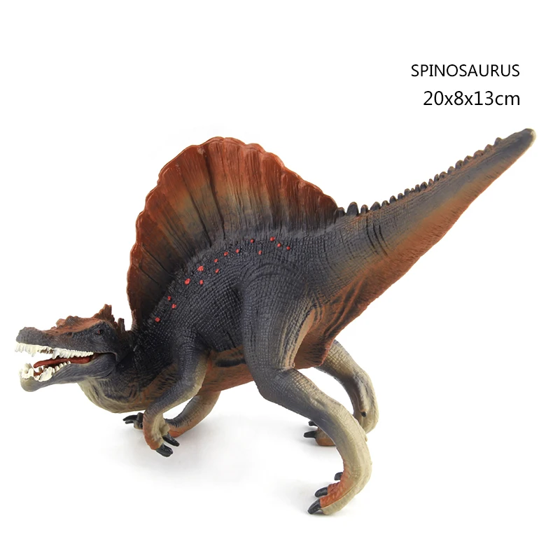 

Jurassic World Animal Toys Kaiser Dragon Giganotosaurus Plastic Spinosaurus Dinosaur Model Action Figures Mandible Moveable