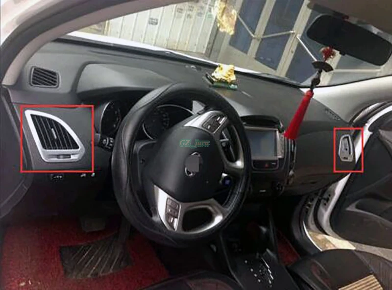 2 шт./компл. стайлинга автомобилей ABS Хромированная Автомобильная внутренняя