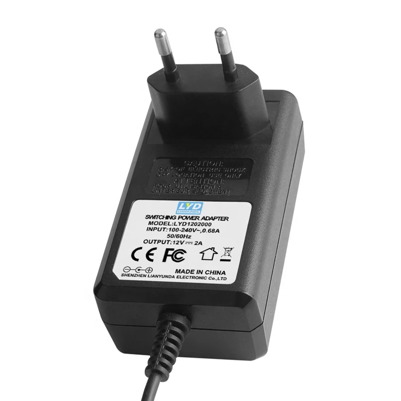 Адаптер питания 12v 2A AC/DC для ЕС США Великобритании 24 W 12 V 2000MA | Обустройство дома