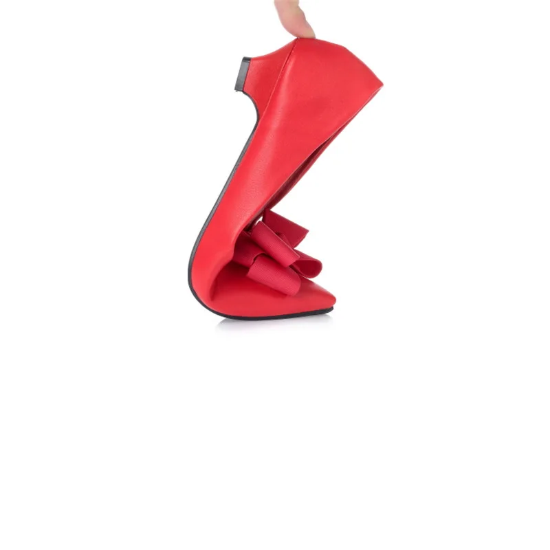 BEYARNE New fashion Office Lady low heels work Shoes woman pumps Women autumn spring pointedtoe bowtie35-41yellowE495 | Обувь