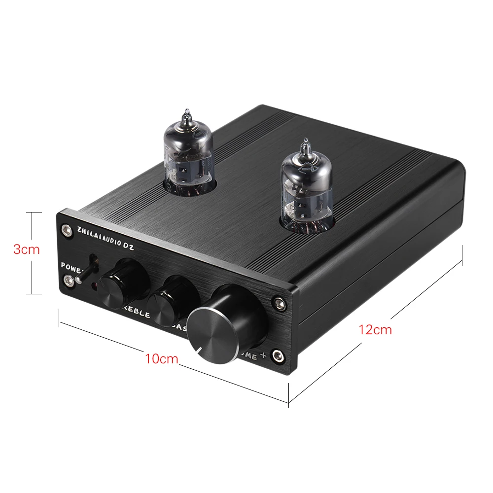 Мини Hi-Fi 6J1 вакуумная трубка стерео аудио Предварительный усилитель