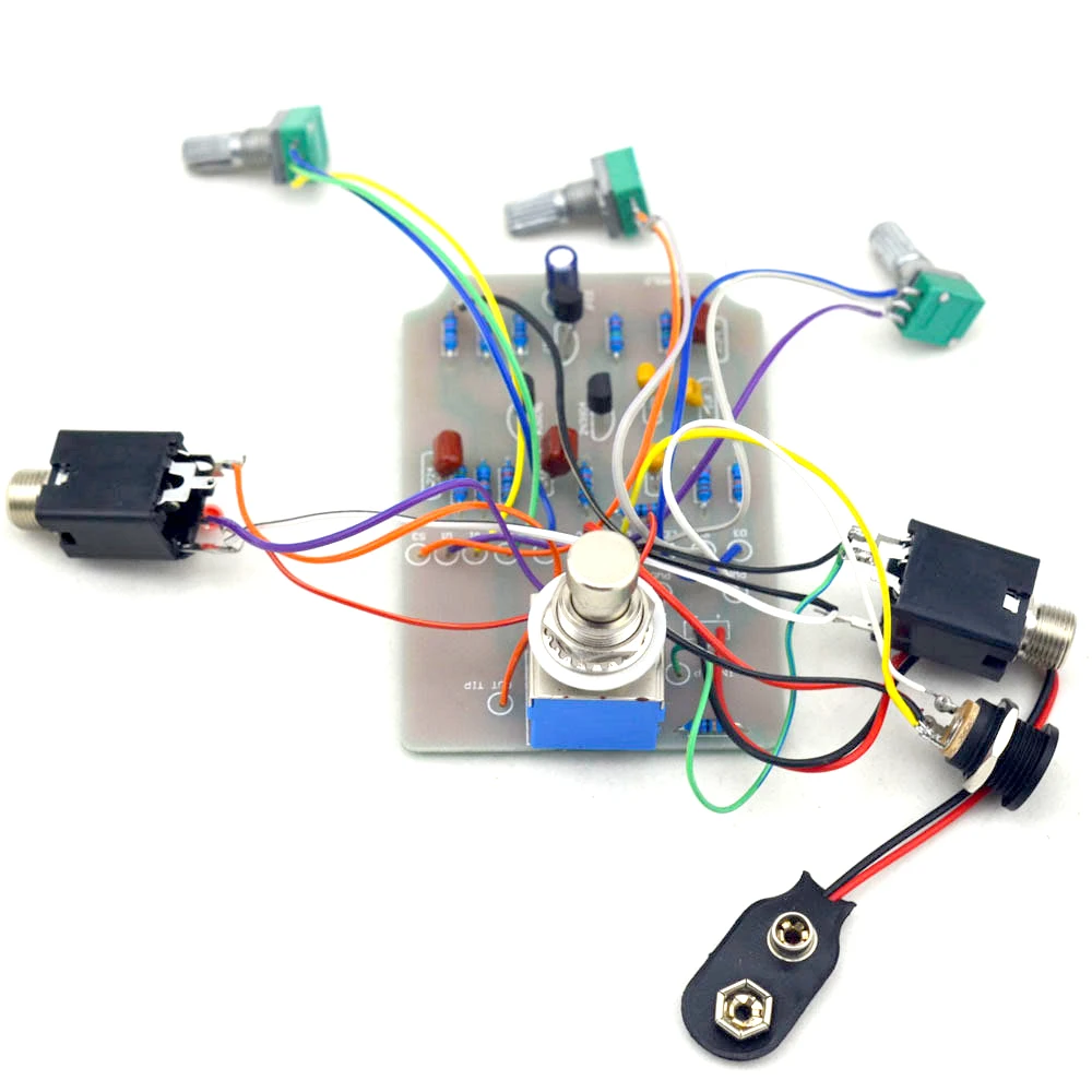 Набор педалей эффектов для электрогитары классический ручной работы в коробке