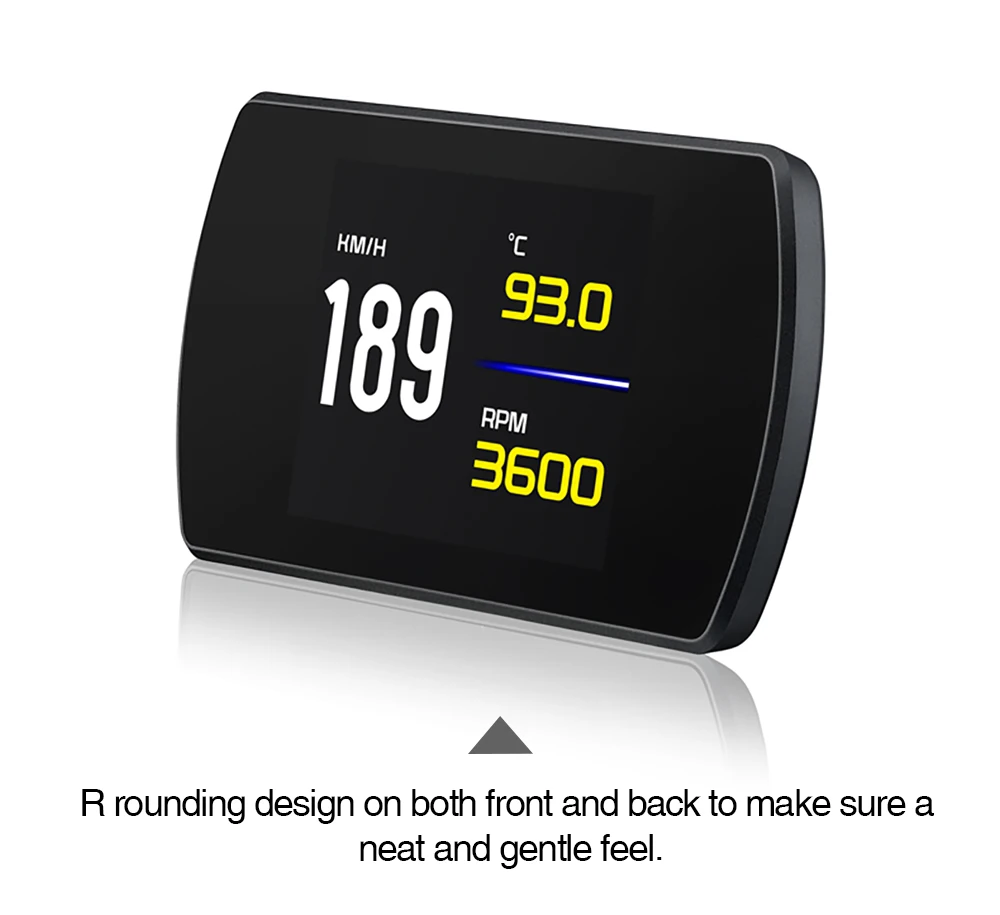 Автомобильный дисплей на лобовое стекло 5 8 дюйма TFT OBD цифровой автомобильный