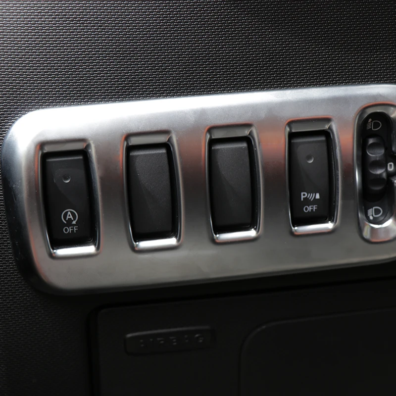 Автомобильное украшение для переключателя фар для нового smart 453 fortwo forfour ABS многофункциональная кнопка управления аксессуары для модификации