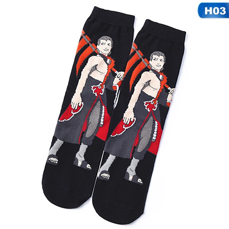 Наруто Uzumaki Naruto Uchiha Sasuke, носки для косплея, реквизит, носки, аниме Pein, весна-осень, носки для женщин, мужчин, Детские вечерние, подарки