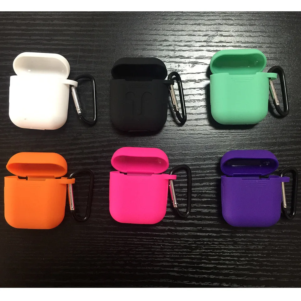 Tendway Мягкий силиконовый чехол для AirPods рукавом Чехол наушники Водонепроницаемый