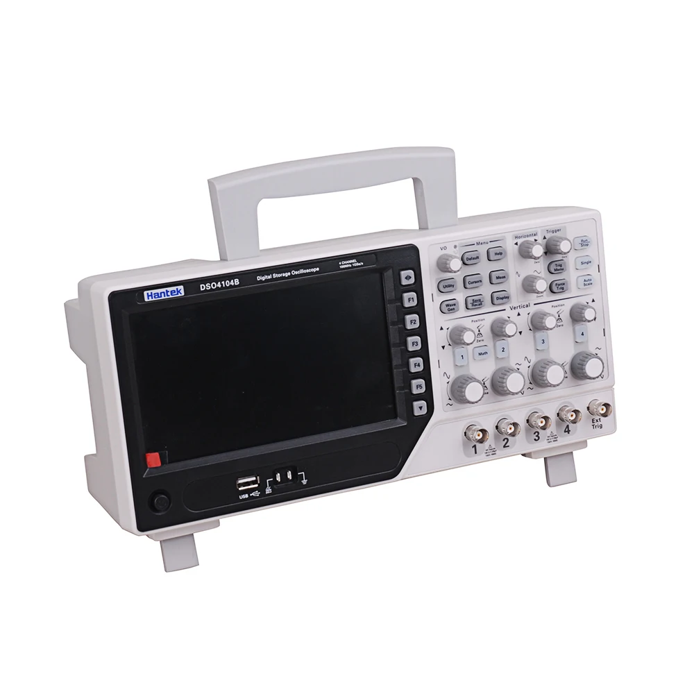 Hantek DSO4104B 100 МГц 1GS/s 4CH осциллограф EXT DVM USB ПК ЖК дисплей Автоматический диапазон