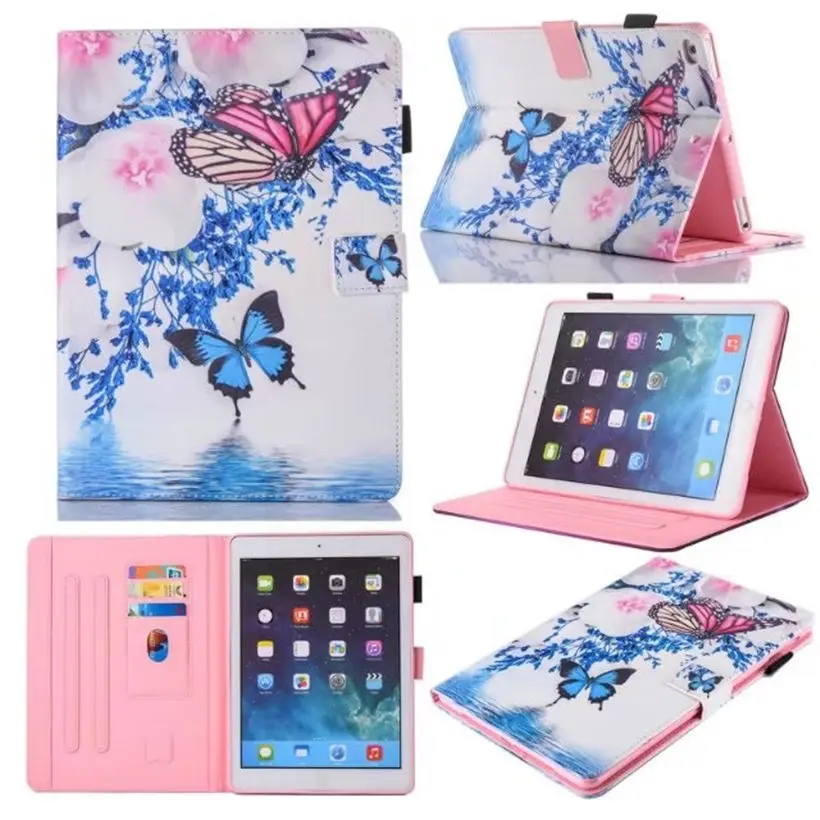 Модный мультяшный чехол для Apple новый iPad 9 7 2017 A1822 умный планшета силиконовый