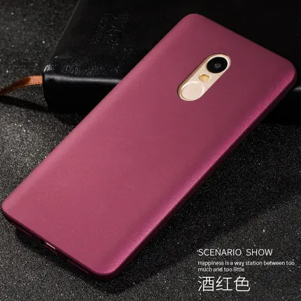 X Level Guardian серия Мягкий матовый ТПУ чехол для Xiaomi Redmi Note 4 Pro Скраб задняя крышка Red mi
