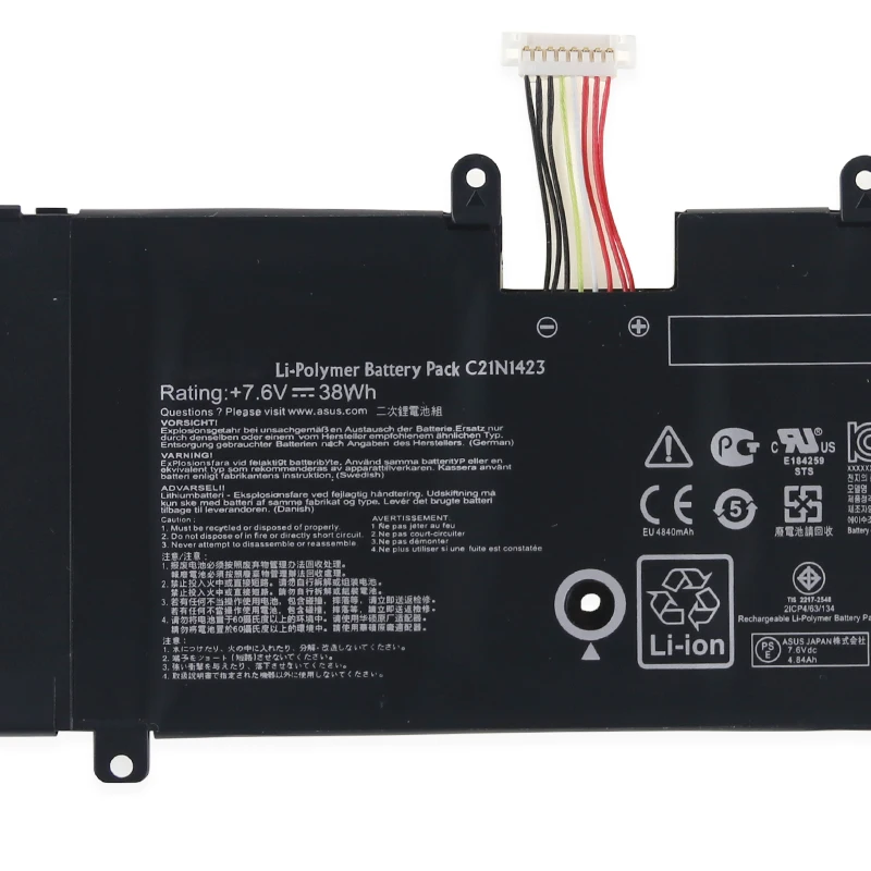 Kede C21N1423 Аккумулятор для ноутбука ASUS X302L X302LJ X302LA R301LA F302LJ F302U X302LJ-R4073/R4036H 7,6 V 38WH