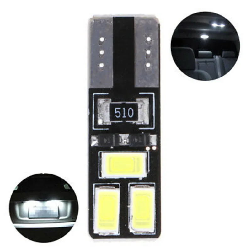 2x T10 5630 6smd canbus Светодиодная лампа для дверсветильник в белый боковой габаритный