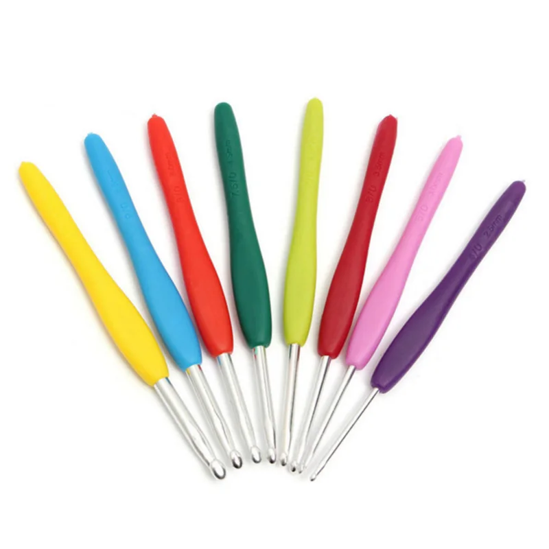 16 разных вязальные крючки размеров иголки швы для вязания набор крючком