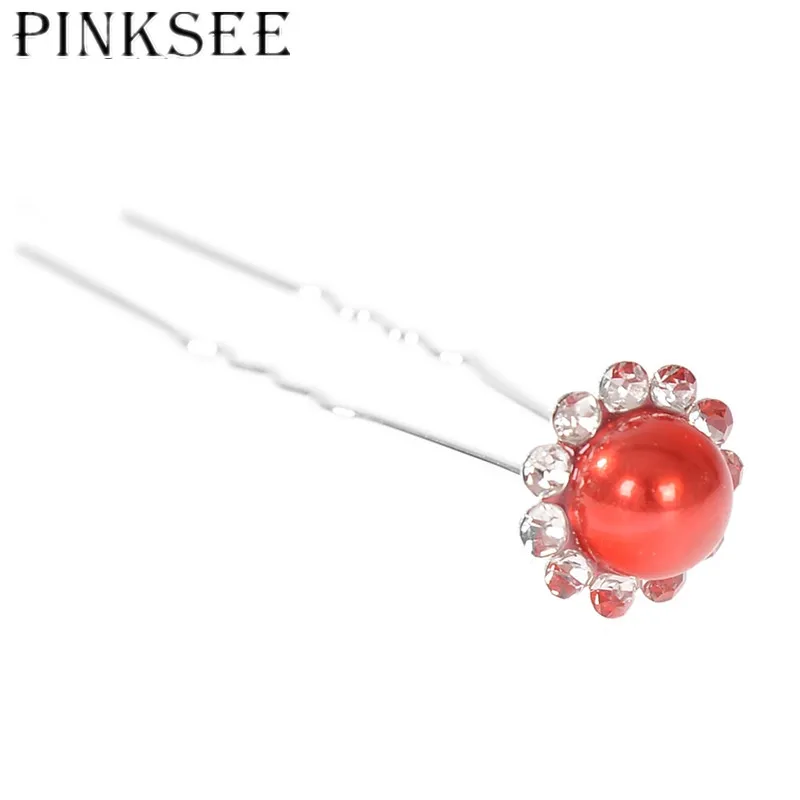 Женские заколки для волос PINKSEE модные аксессуары с имитацией жемчуга украшения
