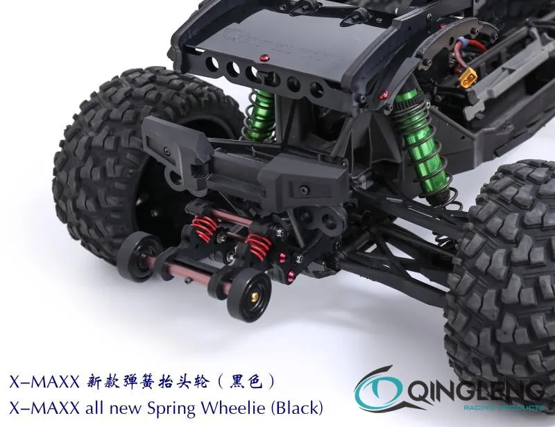 Новая пружинная колесная шина с 2 колесами для Traxxas X MAXX|wheelie bar|rc partswheel rc |