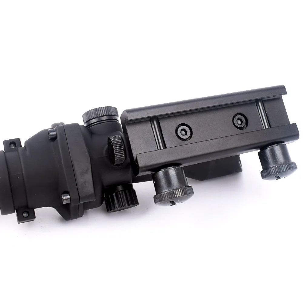 Тактический Прицел ACOG 1X32 оптический прицел с красной точкой охотничий Рельсом 20