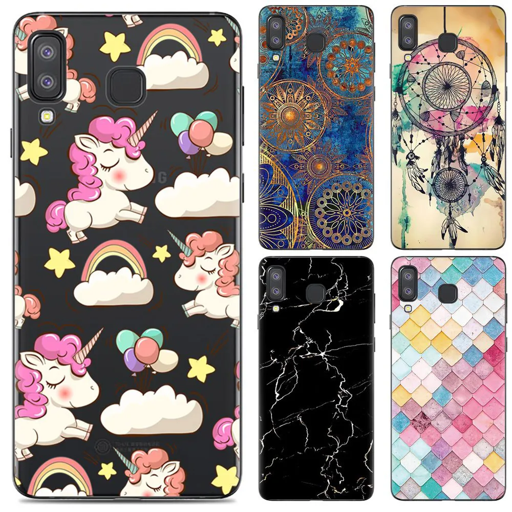 Phone Case For Samsung Galaxy A9 Star A8 Global 6.3-inch Cute Cartoon High Quality Painted TPU Soft Silicone Cover |