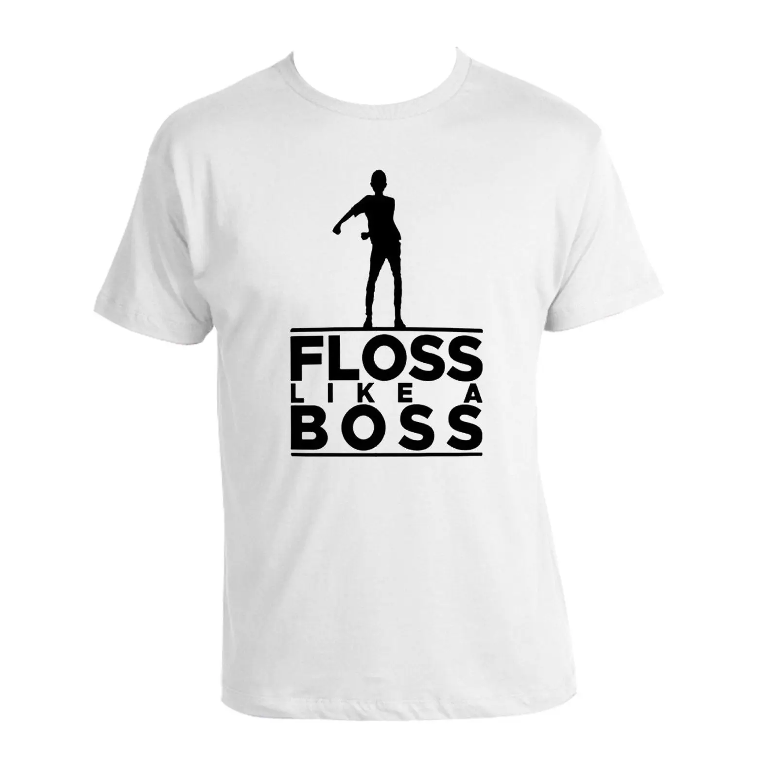 Футболка с надписью Fort Floss Like A Boss белая футболка из 100% хлопка бесплатная доставка