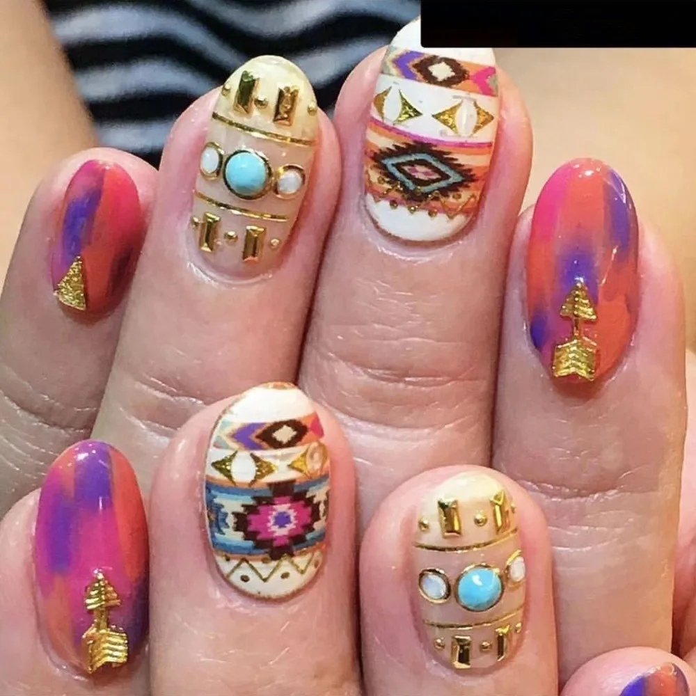 Серия MAGICO, цветочный дизайн, классная стикеры 3D на ногти nail Art, наклейка, шаблон, сделай сам, инструмент для ногтей, украшения
