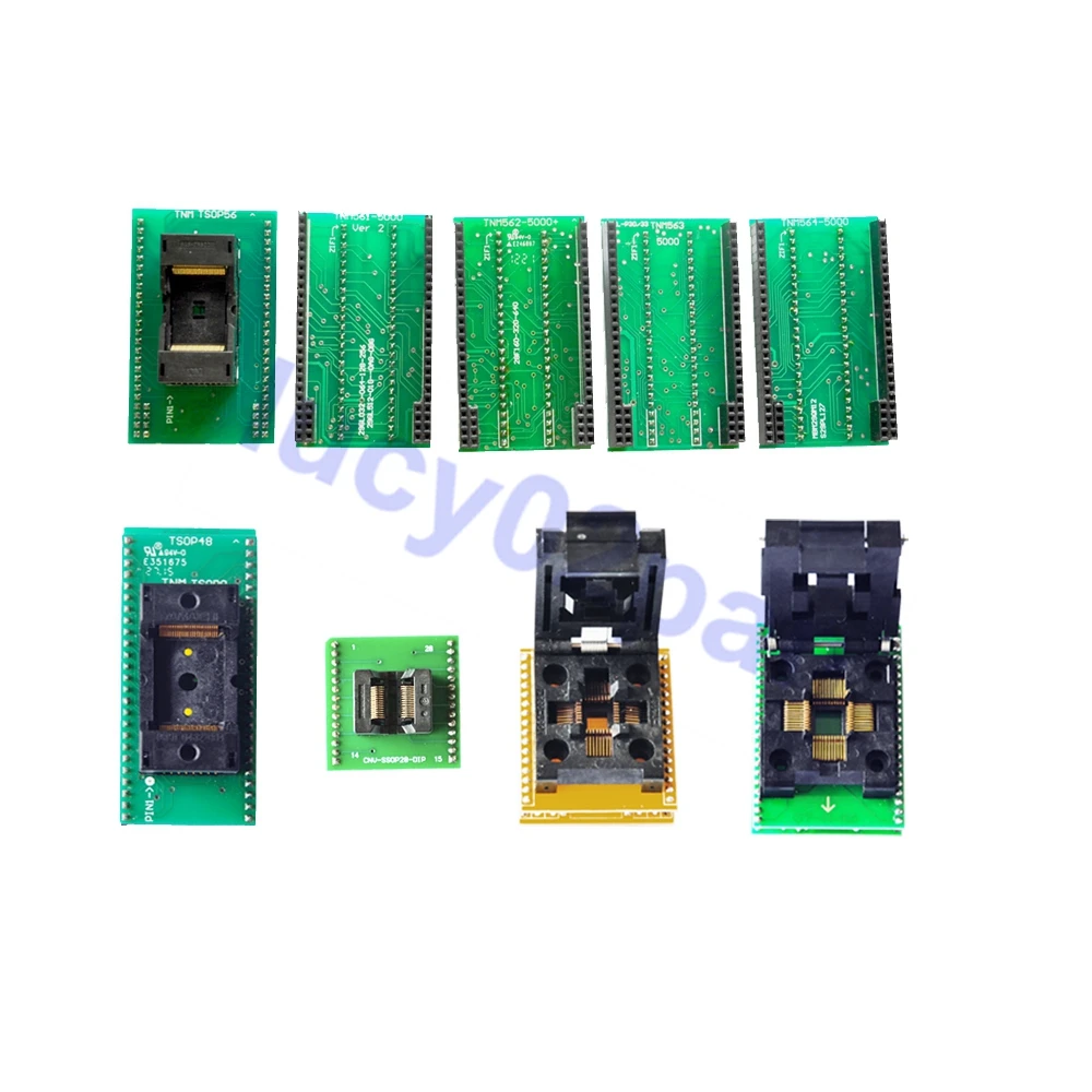 USB ISP Nand программатор TNM5000 записывающее устройство + комплект адаптеров 5 шт.