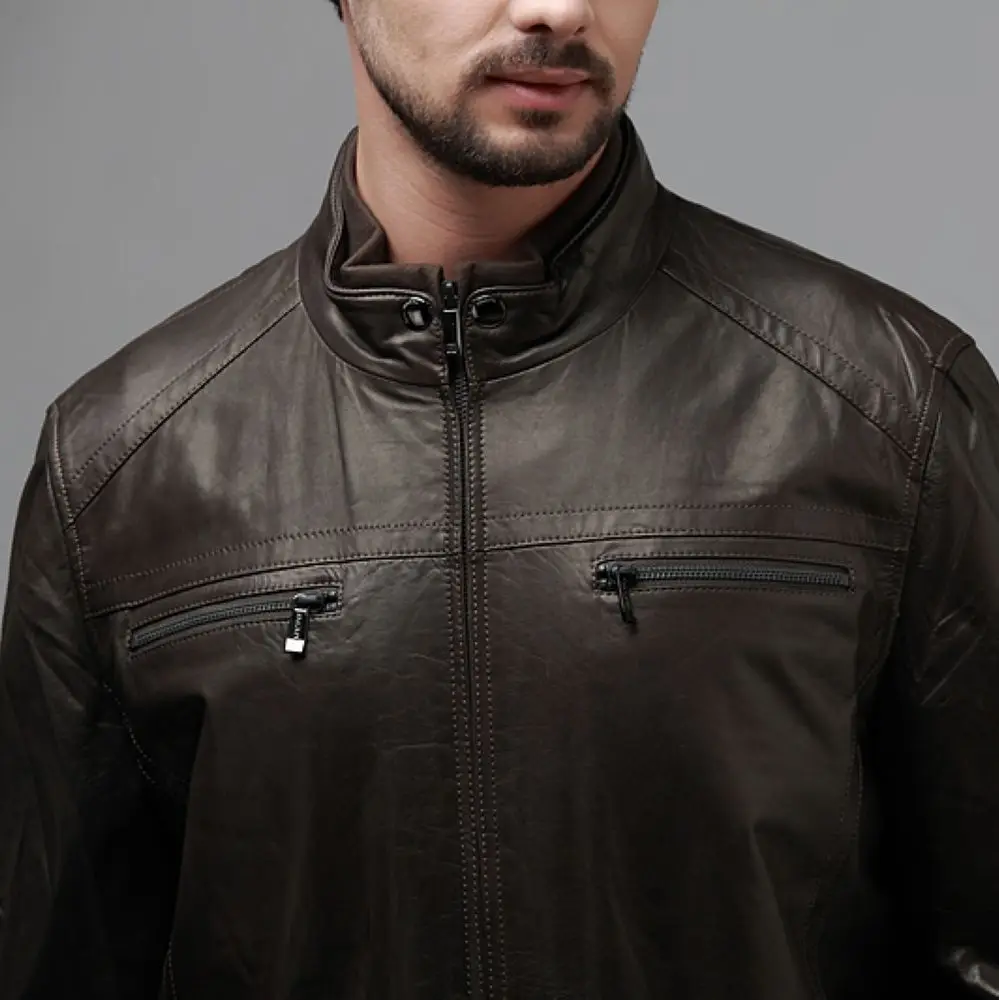 Falapu натуральная кожа куртка мужская из овечьей кожи Весна Осень Человек Куртка