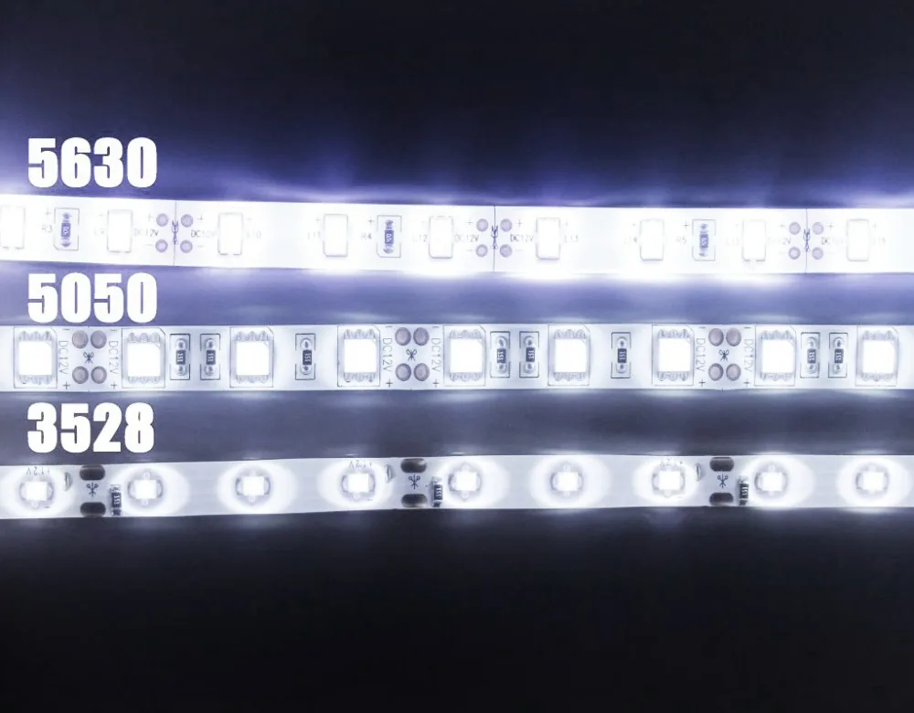 

LED strip 5050 5630 3528 DC 12V ip65 waterproof flexible light 5M 60 leds/m Tape Home Decoration Lamps Car light