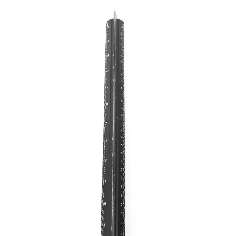 30cm Aluminum Triangular Scale Ruler Architect Engineer Drafting Measuring Tool | Инструменты