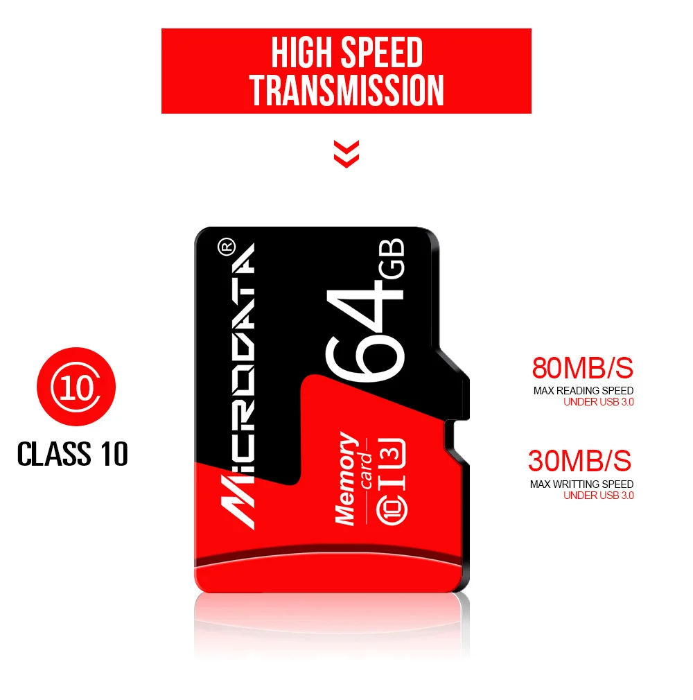 Microsd реальная емкость Micro SD карта 32 Гб 64 Гб класс 10 высокоскоростная карта памяти 16 ГБ 8 ГБ TF карта для телефона/камеры