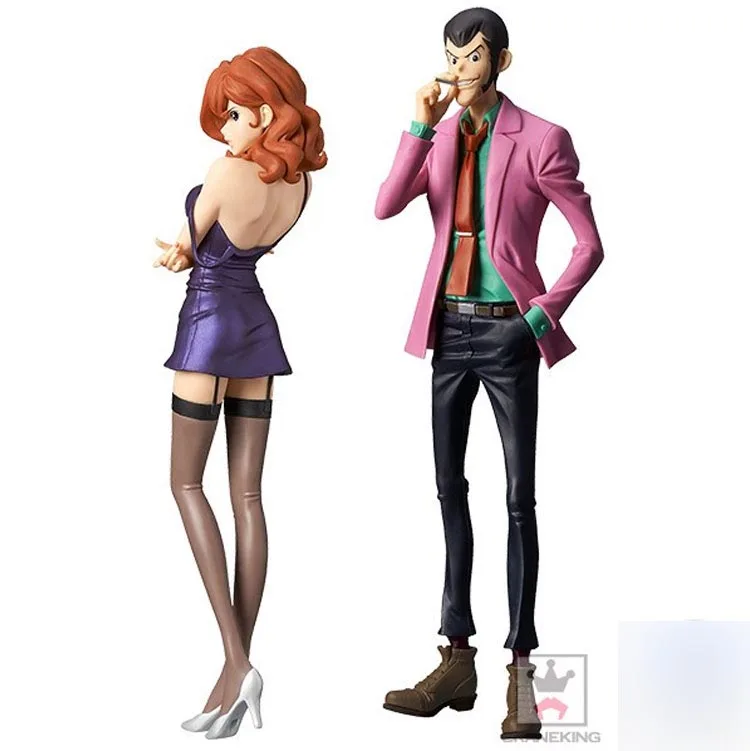 26 см японская оригинальная Аниме Фигурка Lupin III Rupan Sansei Mine Fujiko/Lupin фигурка Коллекционная модель игрушки для мальчиков