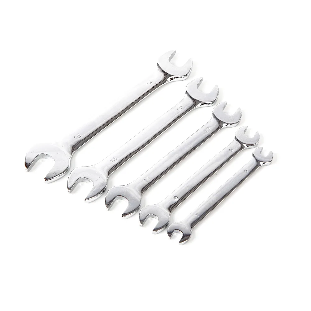 Набор метрических ключей WORKPRO 5 шт. комплект зеркальных двухсторонних гаечных