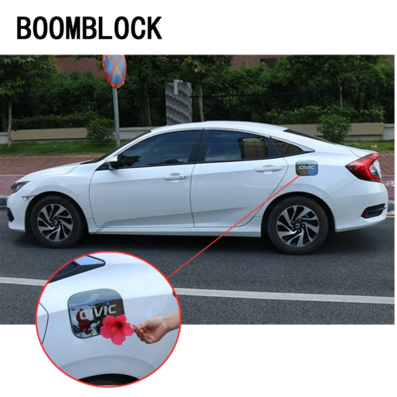 Авто изменение стиля автомобиля нержавеющая сталь наклейки для Honda Civic 2018 2019 10th 2016