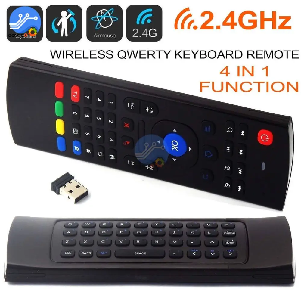 MX3 2 4 GHz беспроводная клавиатура с пультом дистанционного управления для Fly Air Mouse