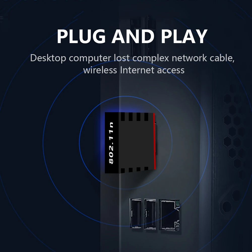 Мини беспроводной USB Wifi адаптер 2,4 ГГц WLAN сетевая карта 802.11n/g/b 150 Мбит/с WiFi приемник для ноутбука ПК Windows XP