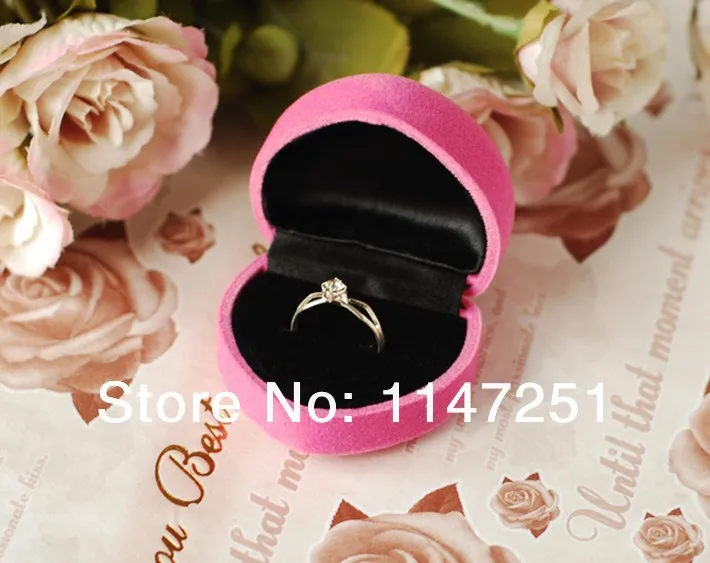 

Бархатная коробка для колец и серег, 24 шт./лот, 5,0x4,5x3,5 см