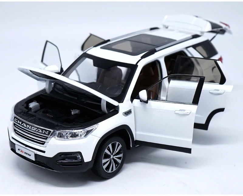 Высокая имитация 1:18, усовершенствованная модель автомобиля из сплава CS95, модель внедорожника, металлическая литая машина, детская игрушка