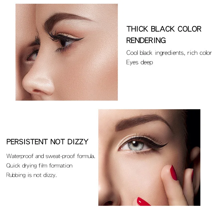 Горячая Распродажа 1 шт. абсолютно новый косметический макияж черная Водостойкая