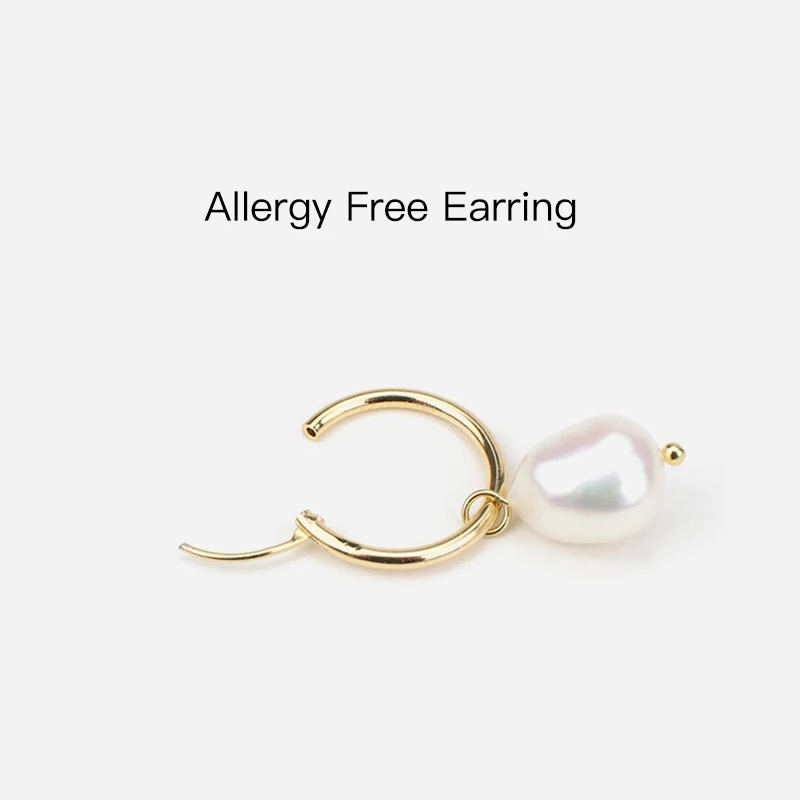 GWACC Асимметричные жемчужные Висячие серьги для женщин в стиле барокко винтажные