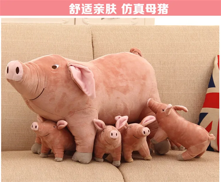 Kawaii, имитация свиньи, кукла, плюшевые игрушки, мягкая плюшевая кукла в виде животного, подушка для девочек, подарок для детей, подарок на день рождения, Brinquedos