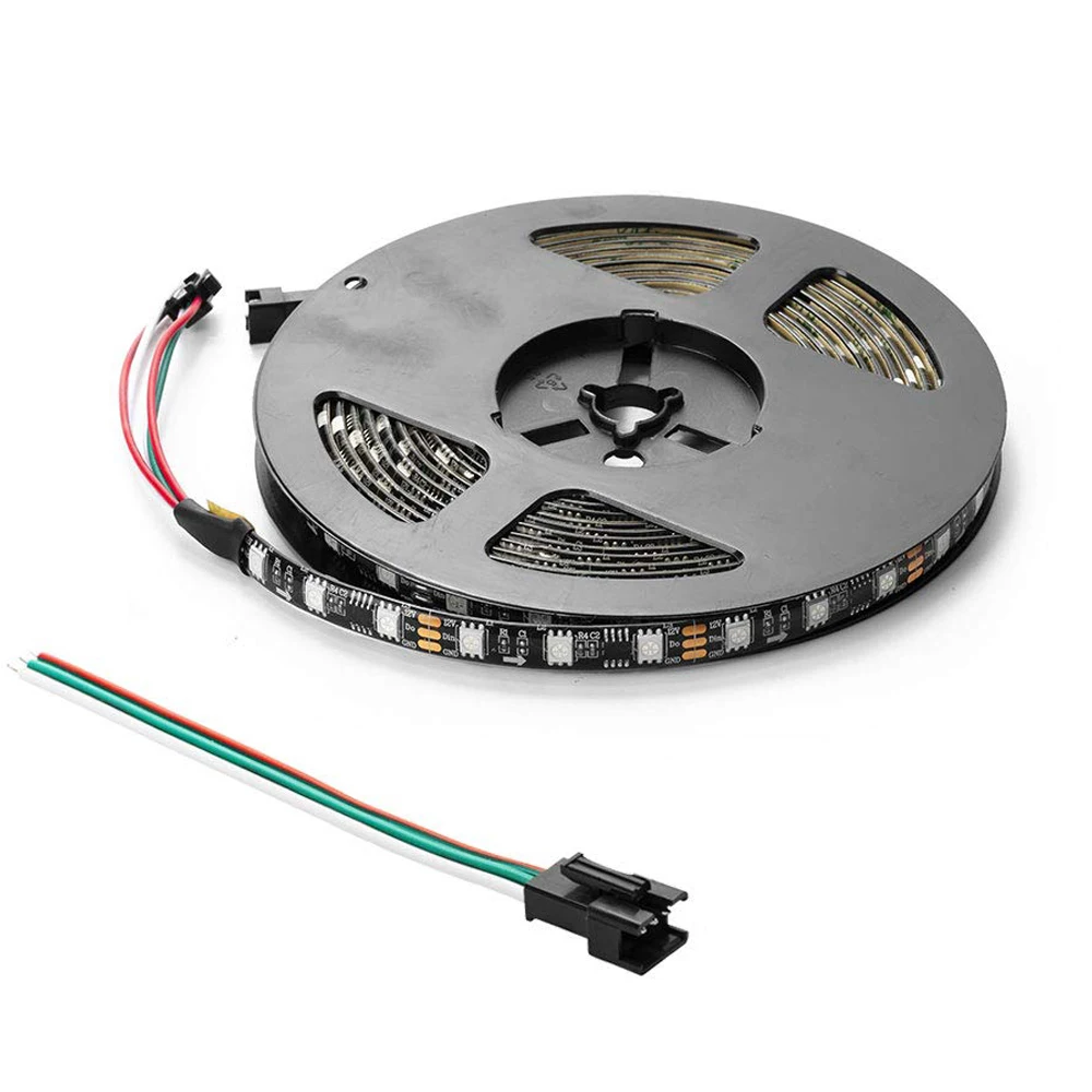 WS2811 5050 SMD 5 м 16 4 фута 30/48/60 светодиодов/м Адресуемая гибкая светодиодная лента Dream