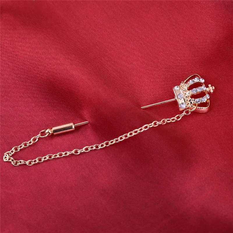 Женская Брошь в виде короны с кристаллами|pins for women|fashion lapel pinslapel pin |
