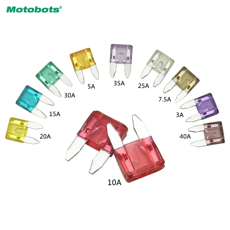 

Motobot 10 шт. 3A ~ 40A 10 цветов Малогабаритный сплав цинка предохранитель лезвия лодки автомобиля мотоцикла #2807