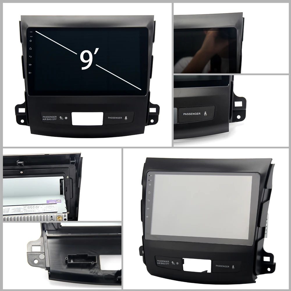 JSTMAX 9 &quotAndroid 7 1 Автомобильный gps радио плеер для Mitsubishi Outlander 2007 2011 с