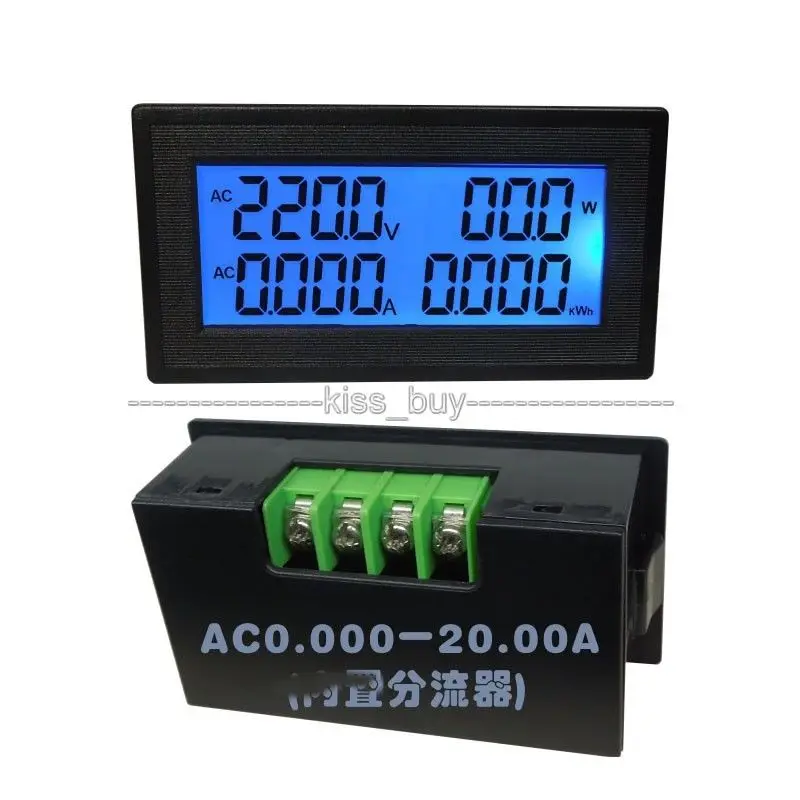 Цифровой мультиметр DYKB AC с ЖК дисплеем 110 В 220 380 100А вольтметр амперметр