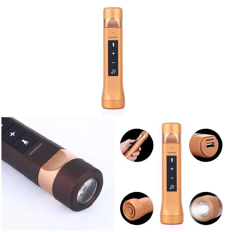 Новый Портативный беспроводной Bluetooth динамик USB Перезаряжаемый светодиодный