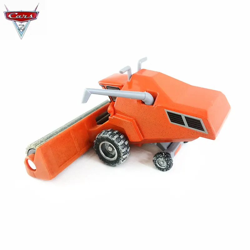 1:55 Disney Pixar с рисунками из мультфильма Тачки 2 комбайн Frank трактор Lightning Mcqueen детская