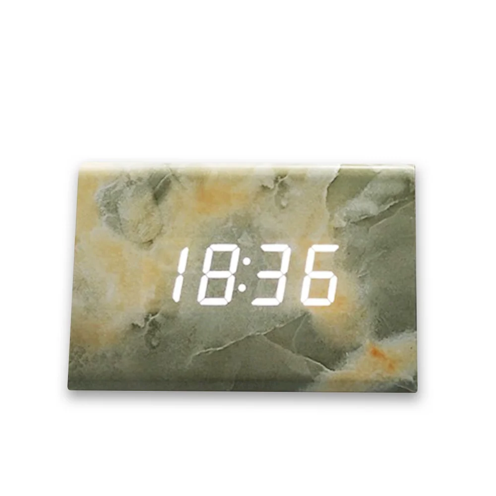 Деревянный цифровой будильник светодиодный Будильник декоративные деревянные