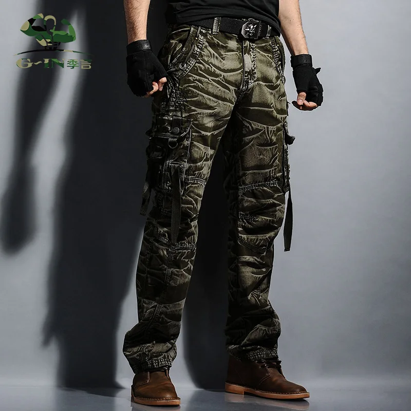 Бесплатная доставка 2016 тактические брюки военные мужские камуфляжные карго