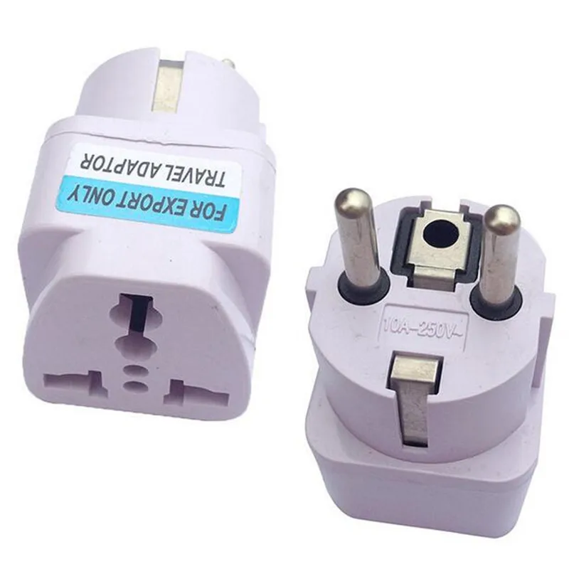 Белый Универсальный дорожный адаптер для зарядного устройства AU UK US to EU |