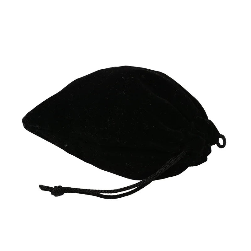 Модные черные бархатные сумочки для украшений подарочные сумки ювелирных