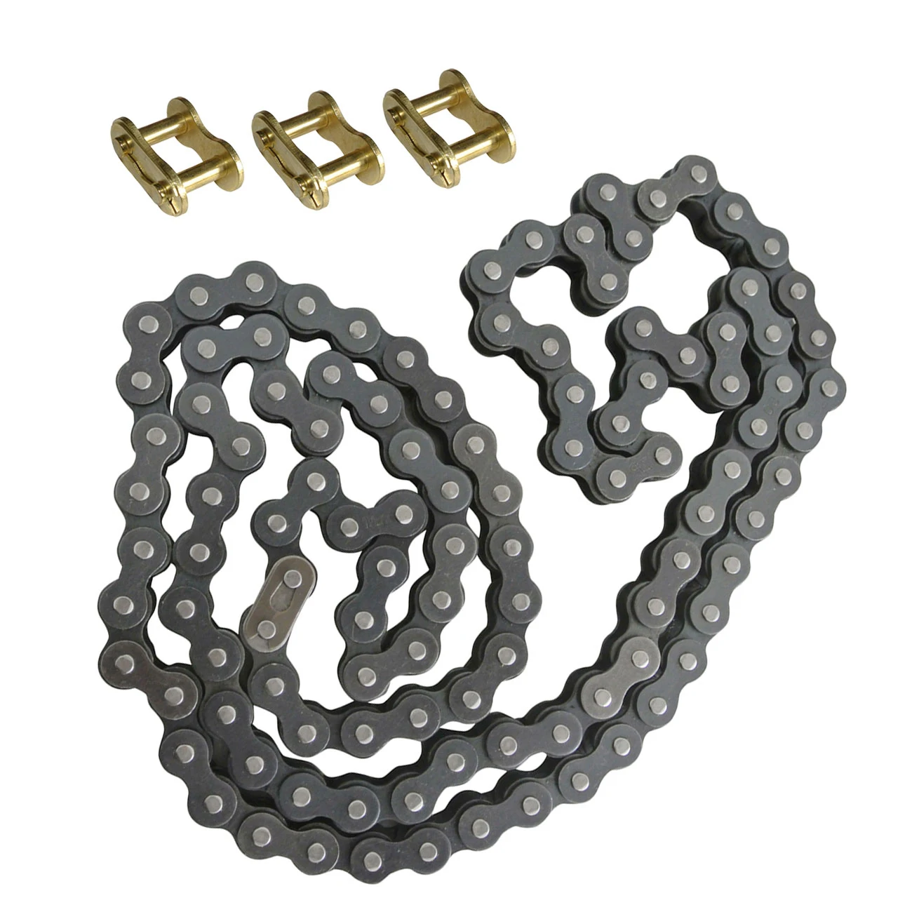 Мотоциклетная цепь 530 X 110L и 3 x звено цепи Подходит для квадроцикла Quad Pit Dirt Bike с 1