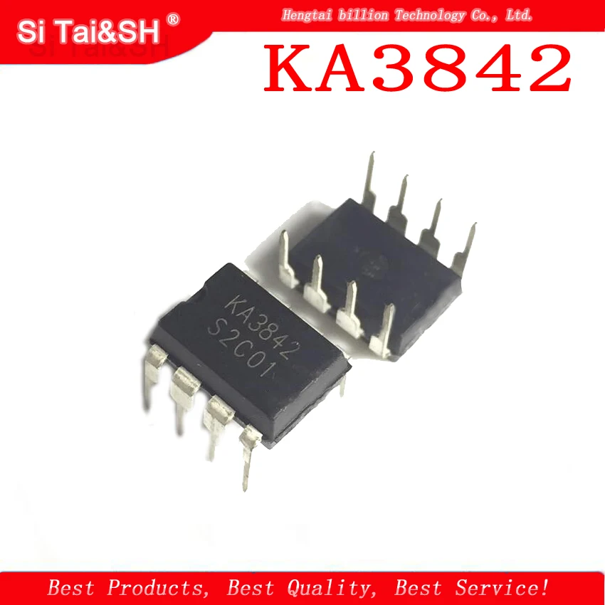 10 шт. UC3842AN DIP8 UC3842 UC3842BN DIP 3842AN 8 UC3842A UC3842B новая и оригинальная IC| |